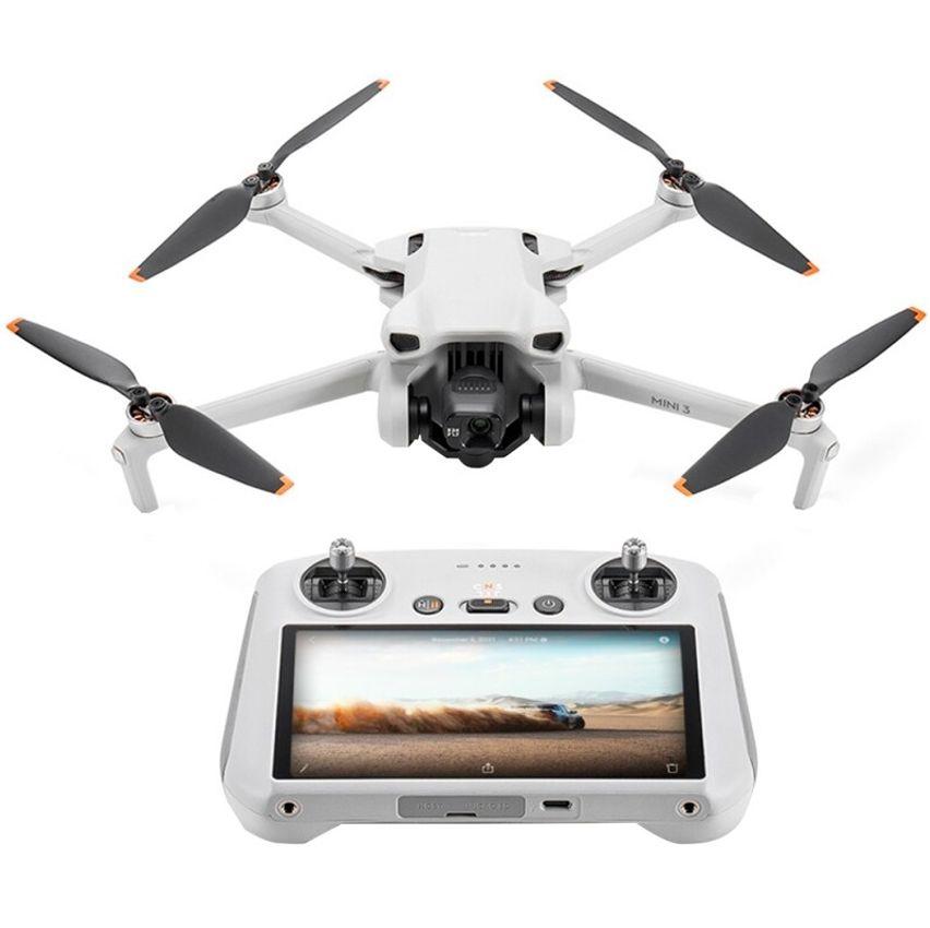 Drone DJI Mini 3 RC Câmera 4K Com Tela Fly More Combo DJI033