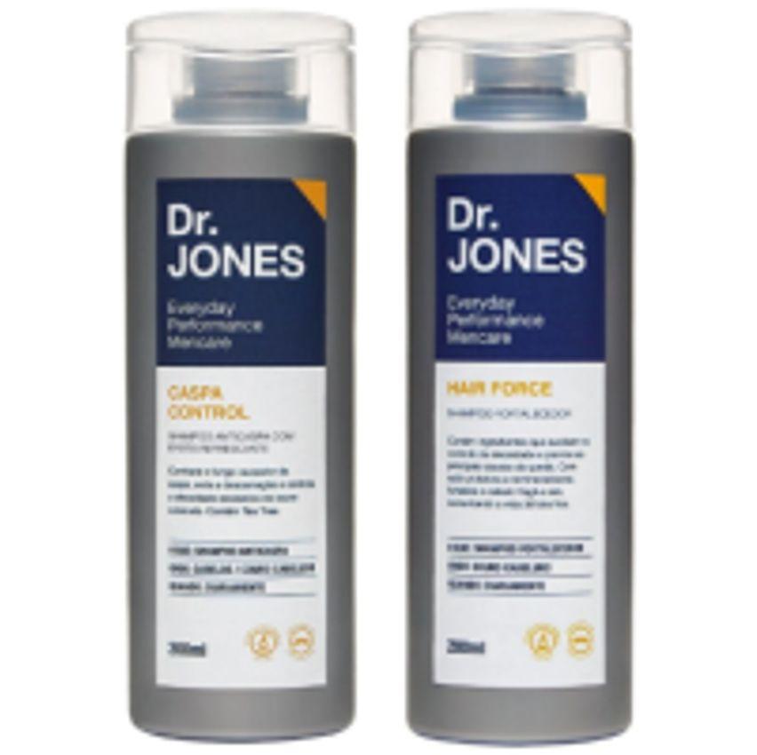 Kit Dr. Jones Hair Force & Caspa Control (2 Produtos)