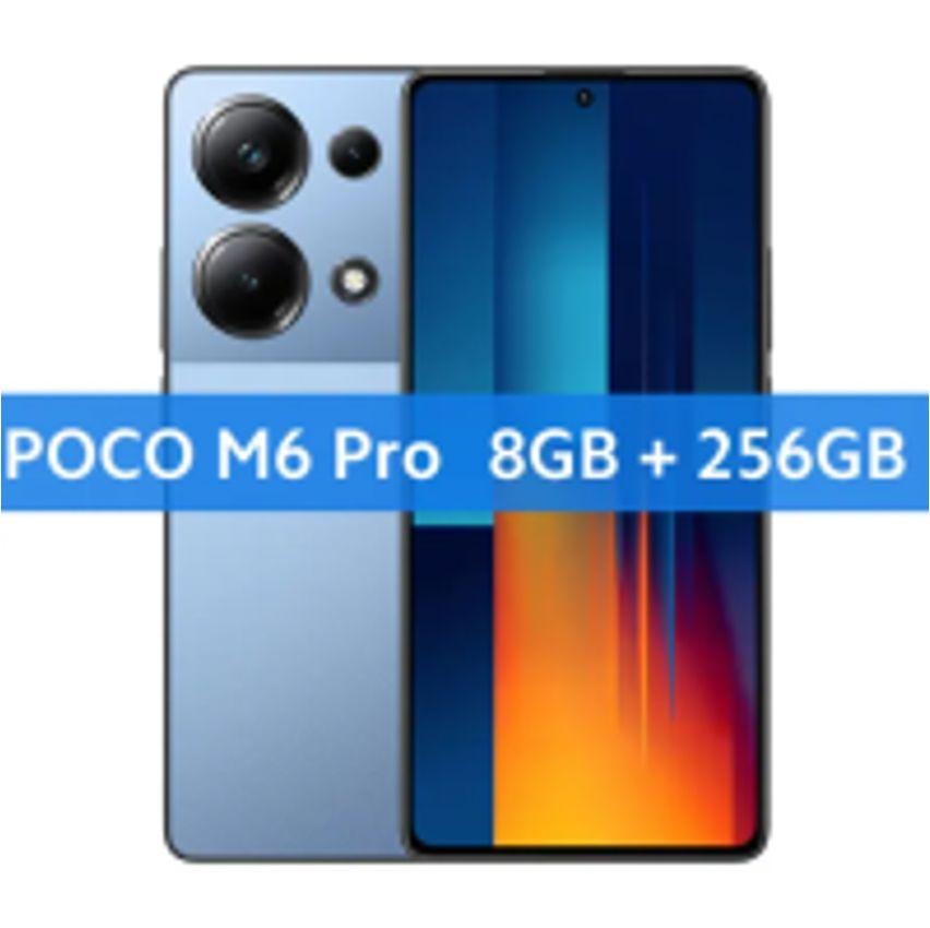 Smartphone Poco M6 Pro 256GB 8GB Helio G99 Tela 6,67" Amoled 120Hz 64MP 67W Turbo Charging - Versão Global
