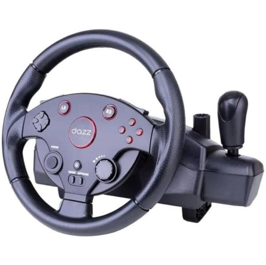 Volante & Pedal Force Driving PS4/PS3/PC/XBOXONE/XBOX360 Preto Dazz