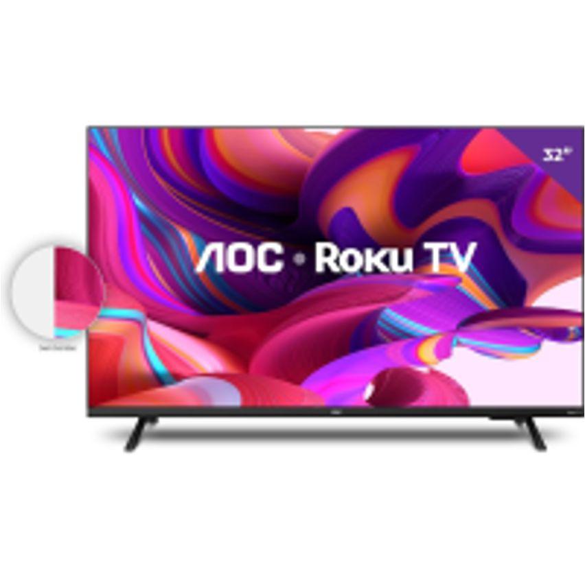 Smart TV LED 32 HD AOC 32S5135/78G - Design sem bordas, Wifi, Conversor Digital, USB, HDMI
