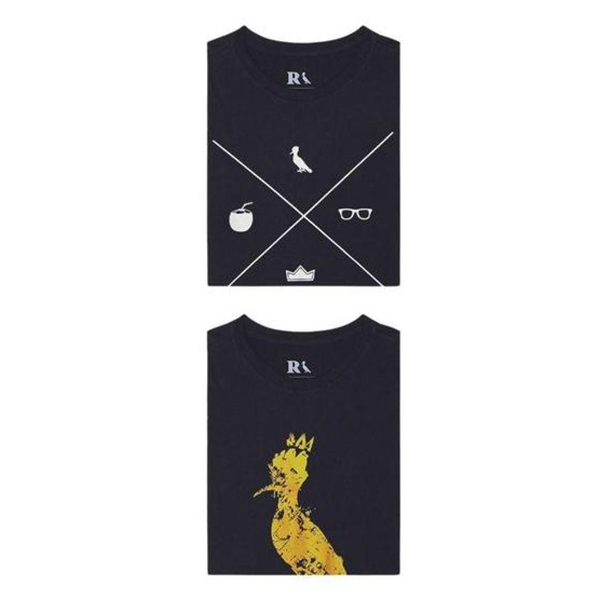 Kit 2 Camisetas Energia Surreal e Tardezinha Reserva - Masculino