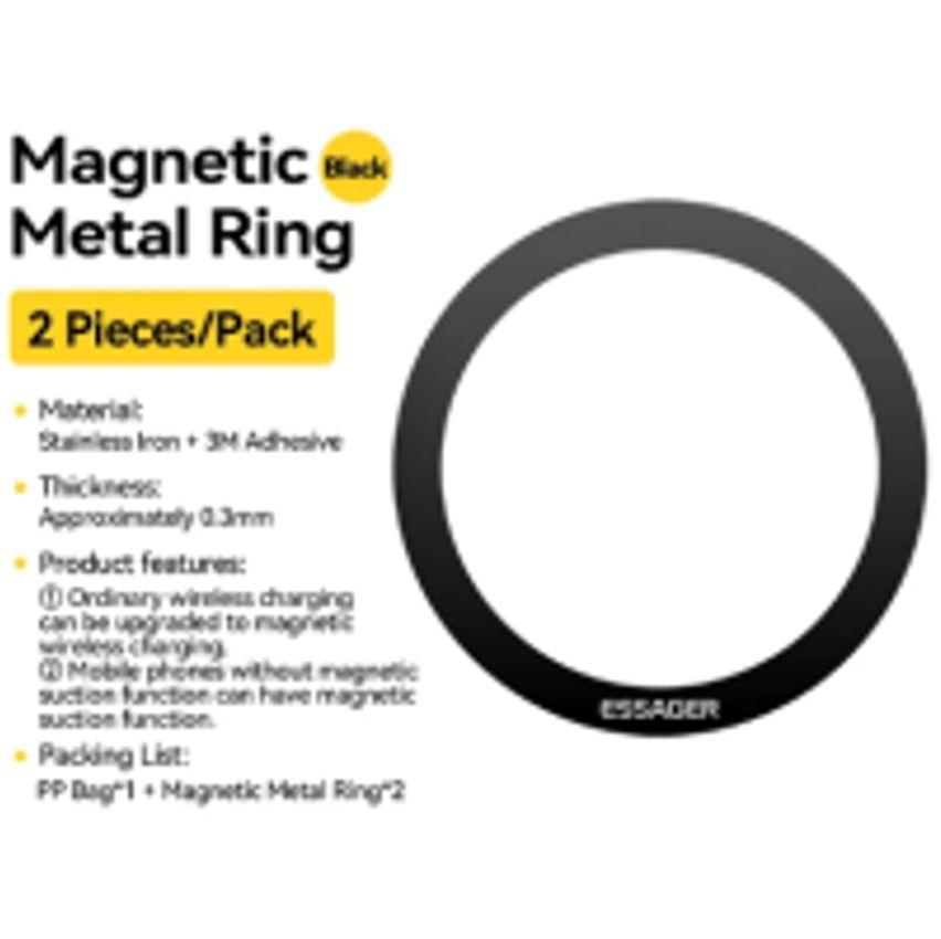 Conjunto de Anéis Magnéticos Essager para Smartphone - Magsafe
