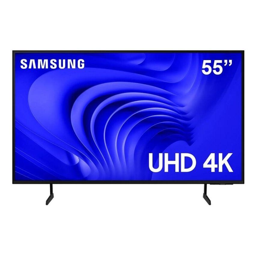 Smart TV 55 4K Samsung 55DU7700 LED Processador Crystal 4K Gaming Hub AI Energy Mode Alexa built in Wi-Fi Bluetooth U