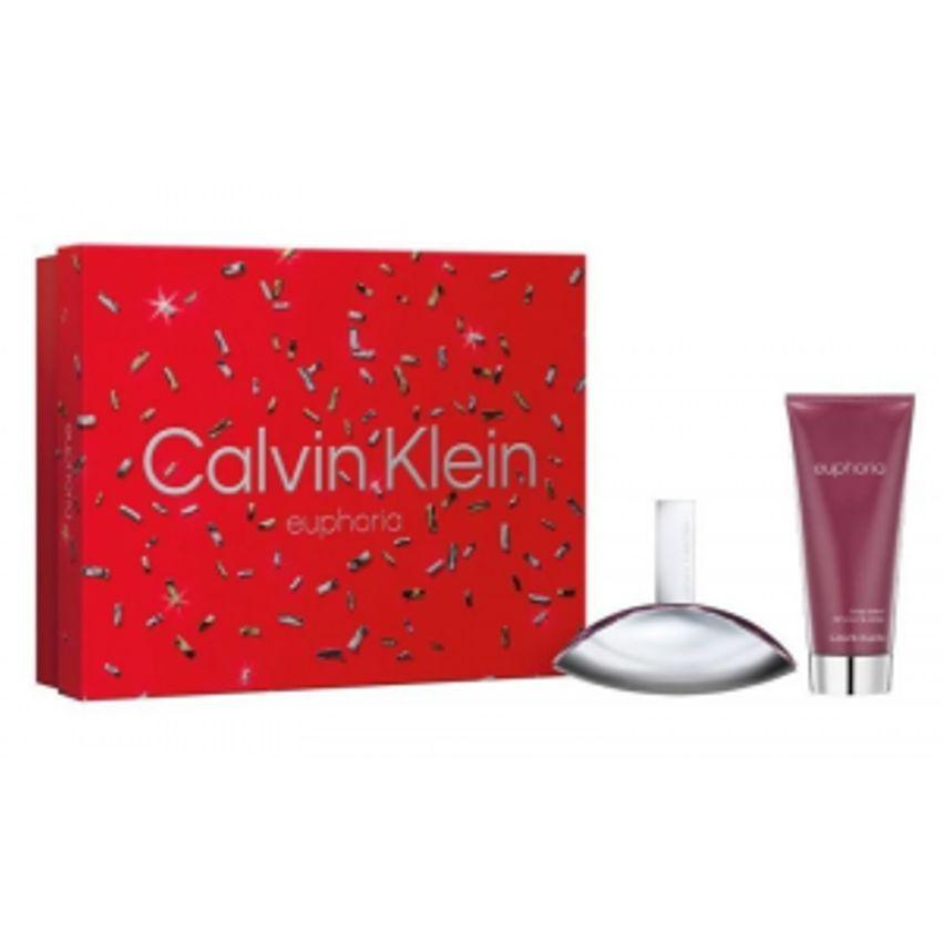 Kit Calvin Klein Euphoria EDP Perfume Feminino 50ml e Loção Corporal 100ml
