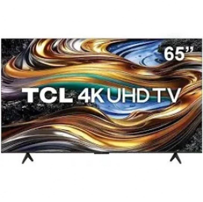 Smart TV 65 4K UHD TCL 65P755 com Processador AIPQ Google TV Wi-Fi Bluetooth Google Assistente Dolby Vision e Atmos