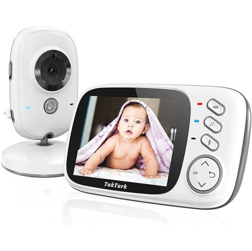 Babá Eletronica Câmera TakTark 3.2" Monitor de querido com Câmera Visão Noturna Infravermelha Áudio Bidirecional De