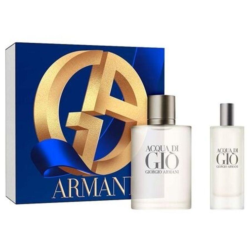 Kit Armani Coffret Acqua di Gio Giorgio  - Perfume Masculino EDT 50ml + Travel Size 15ml