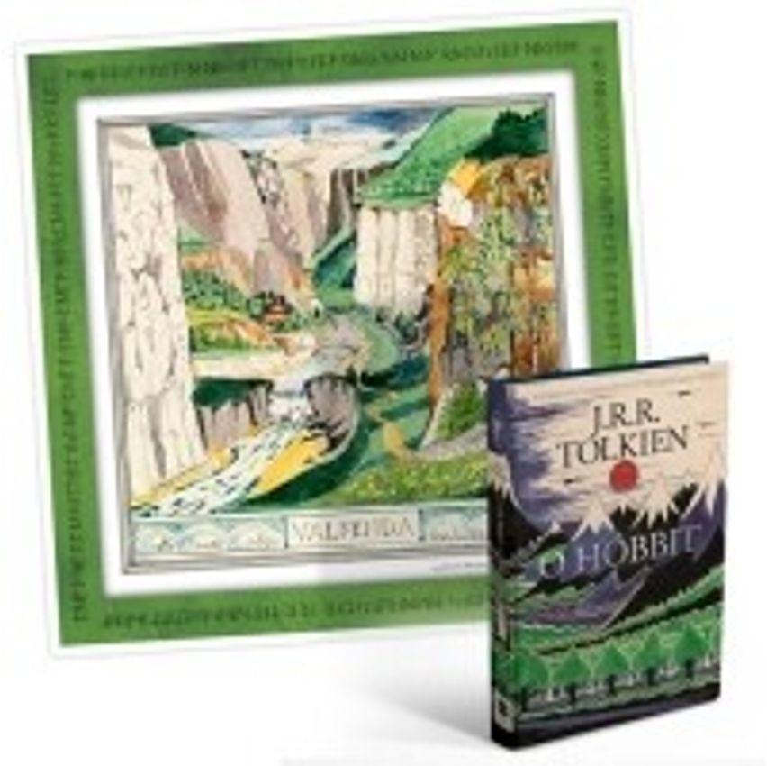 Livro O Hobbit (Capa Dura) + Pôster - J.R.R. Tolkien