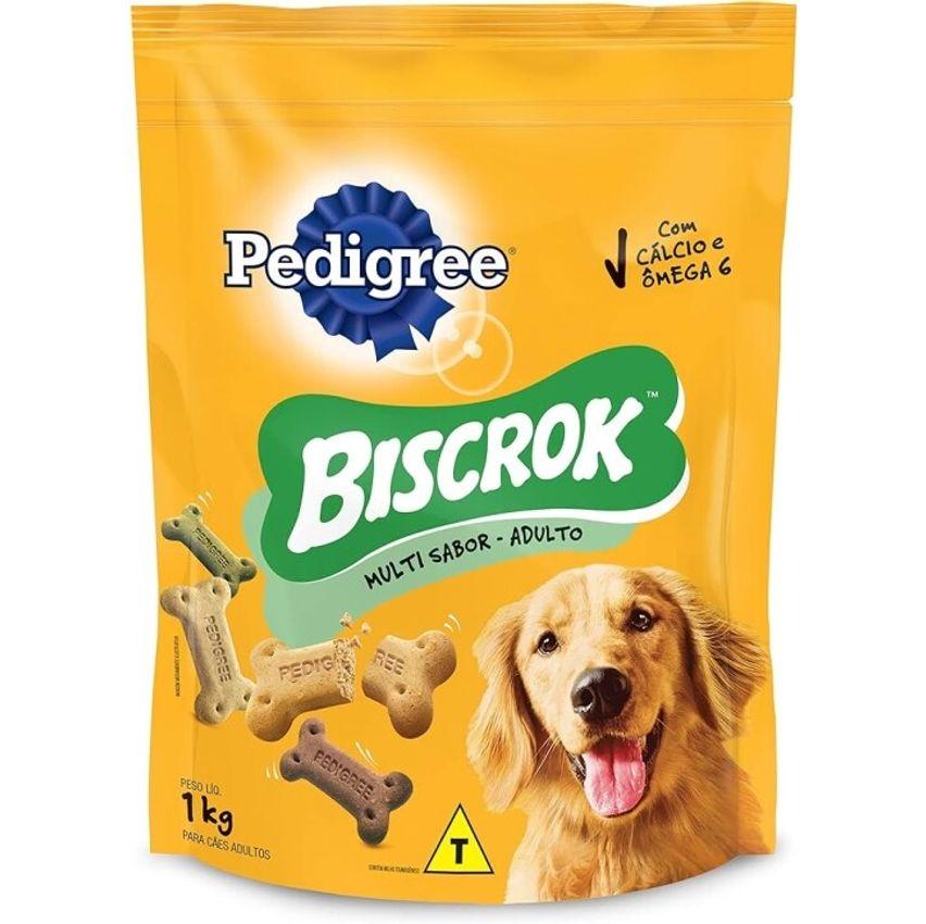 PEDIGREE Biscoito Pedigree Biscrok Para Cães Adultos Multi 1 Kg