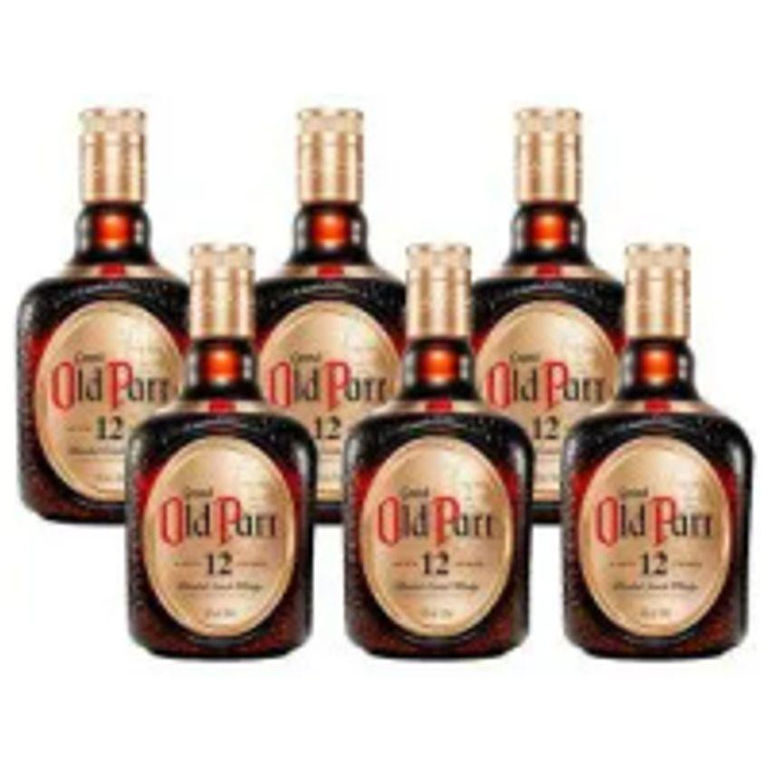 Whisky Old Parr 750ml - 6 Unidades