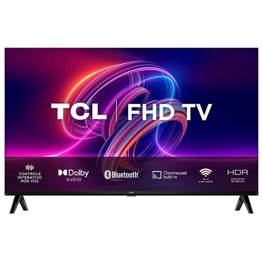 Smart TV LED 32\" Full HD TCL S5400AF com Android TV Wi-Fi Bluetooth Controle Remoto com Comando de Voz Google Assistent