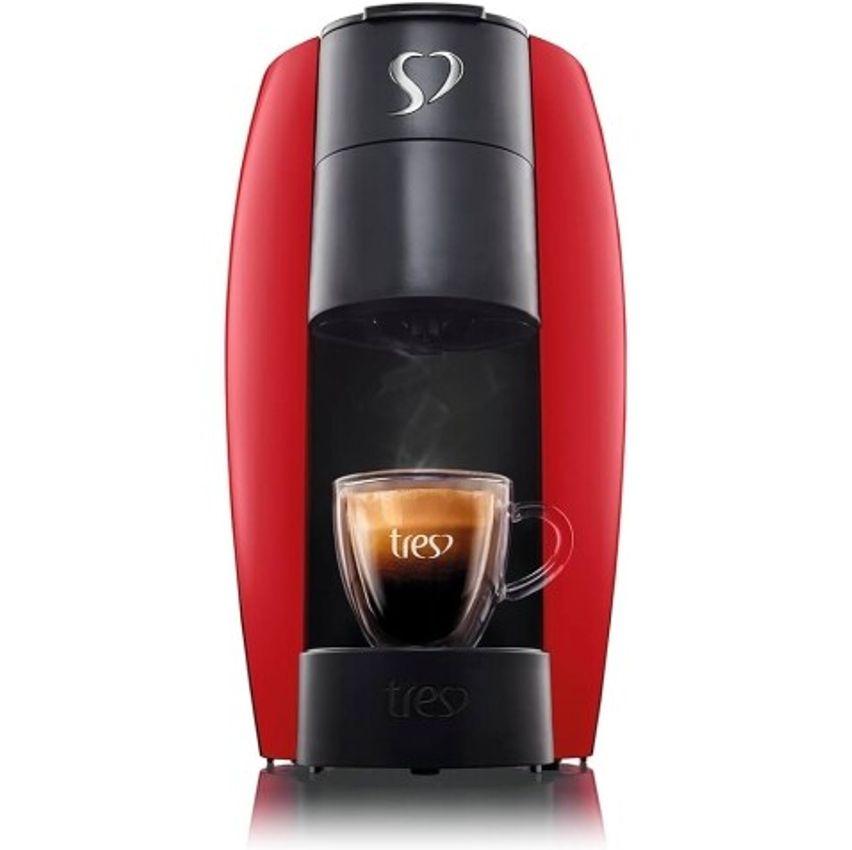 Cafeteira Espresso LOV Vermelha Automática 220V - TRES 3 Corações