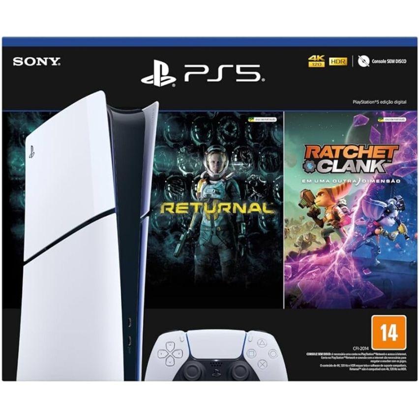 PlayStation5 Slim Edição Digital com 2 Jogos
