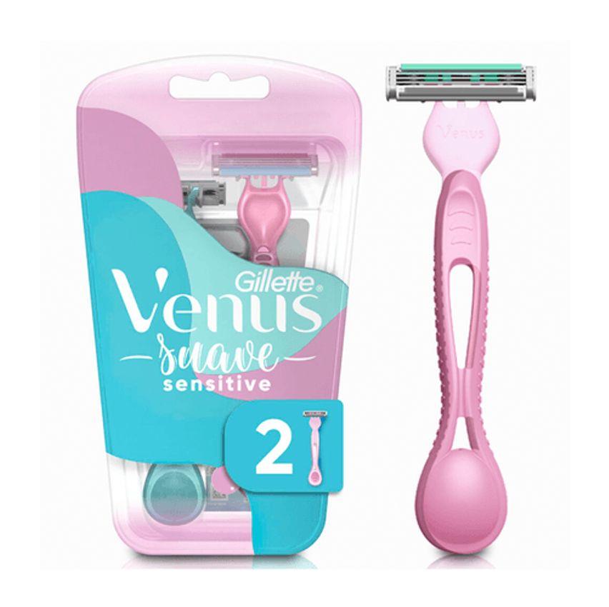 Aparelho de Depilar Gillette Venus Suave Sensitive 2 Unidades