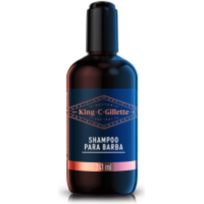 Shampoo Para Barba King C.Gillette Mentol 241ml