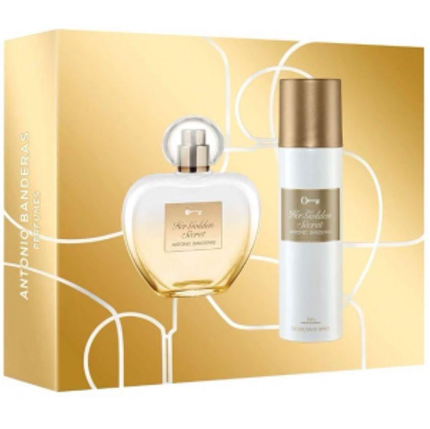 Banderas Her Golden Secret EDT Kit - Perfume Feminino + Desodorante Spray Kit