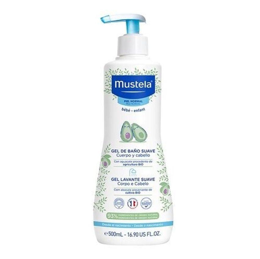 Gel Lavante Suave Mustela Bebê com Abacate Orgânico 500ml