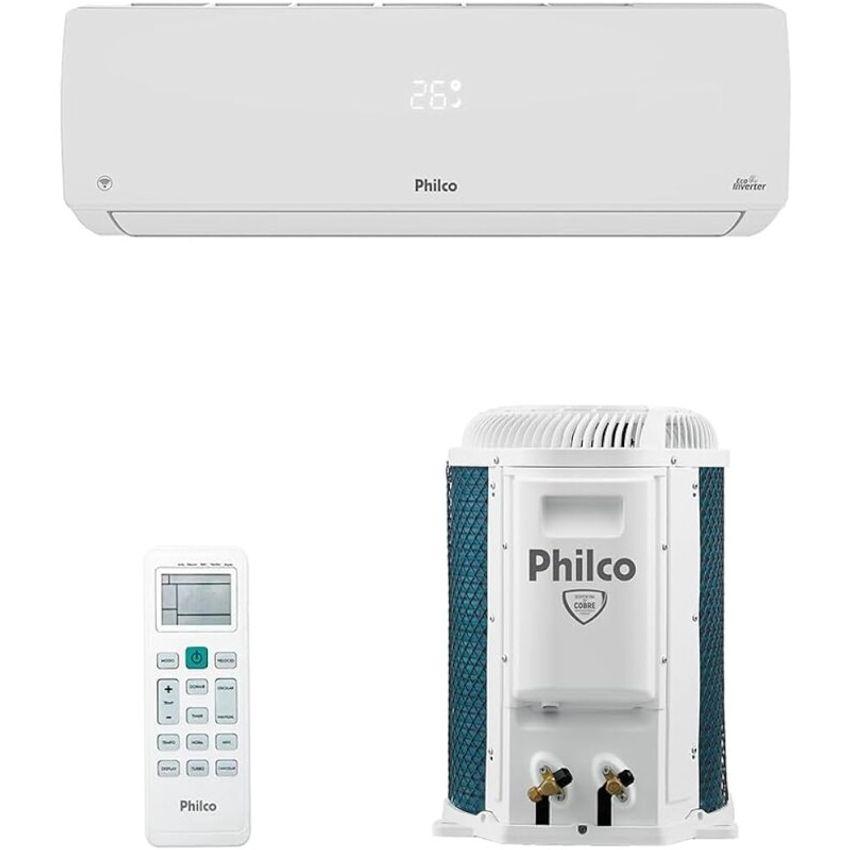 Ar Condicionado Hi Wall Eco Philco Inverter 12.000 Btus Frio 220v R-32