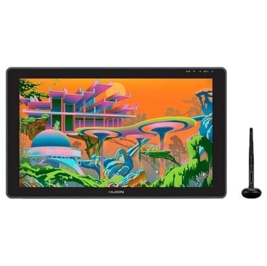 Mesa Digitalizadora Huion Kamvas 22 Plus Full HD 1080P Caneta PenTech 3.0 8192 Níveis de Pressão com Luva de Desenho P