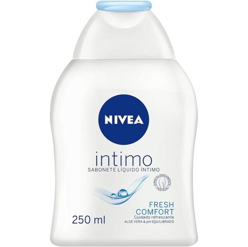 NIVEA Sabonete Líquido Íntimo Fresh Comfort 250ml - Sensação de conforto limpeza proteção e bem estar com aloe ver