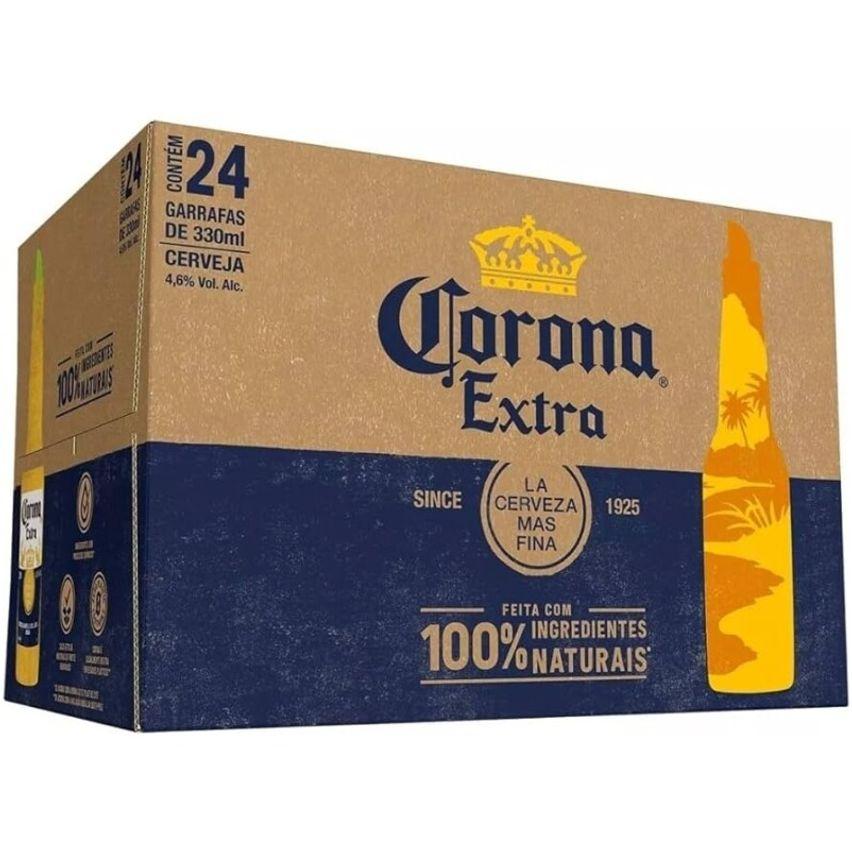 2 Packs Corona Long Neck 330ml com 24 unidades Cada