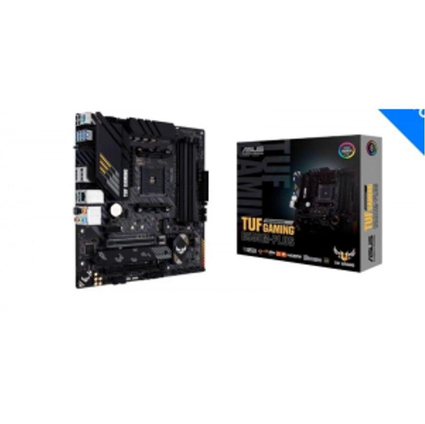 Placa-Mãe Asus TUF Gaming B550M-PLUS AMD AM4,mATX DDR4 M.2 Aura para fita RGB - 90MB14A0-C1BAY0