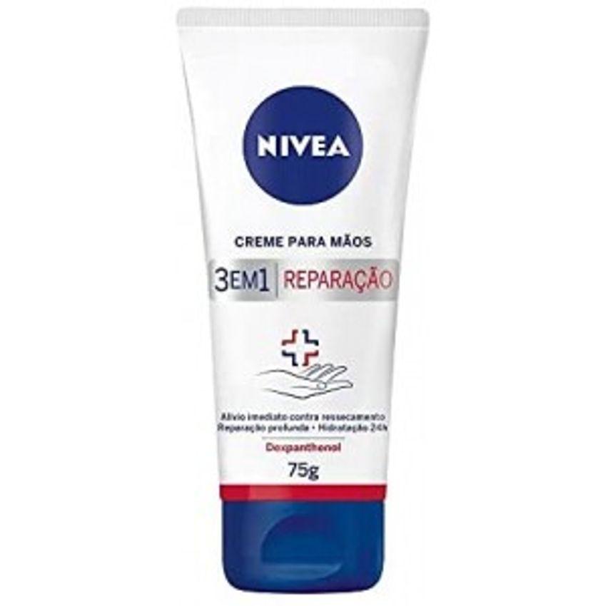 Creme para as Mãos Nivea Reparação 3 em 1 Dexpanthenol 75g