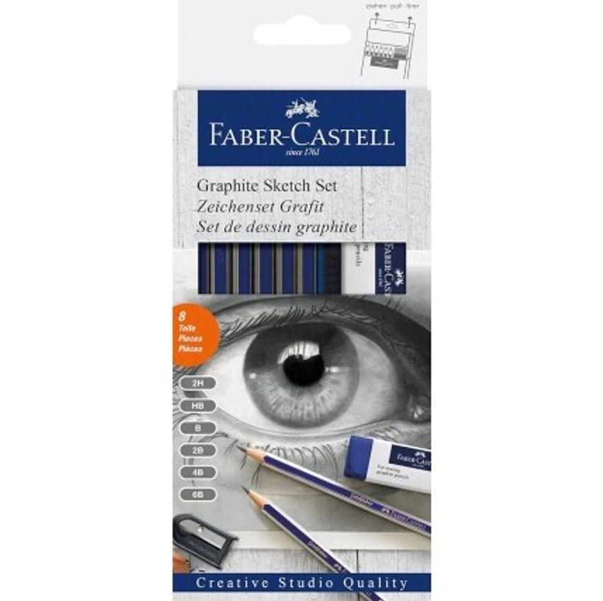 Grafite Sketch Set 8 Unidades Faber-Castell