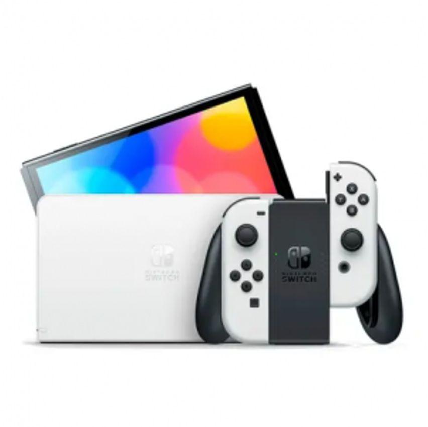 Console Nintendo Switch Oled com Joy-Con Branco - HBGSKAAA2