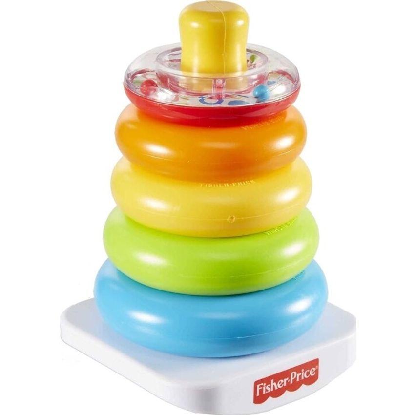 Fisher-Price Pirâmide de Argolas Brinquedo para Bebês A partir de 6 meses