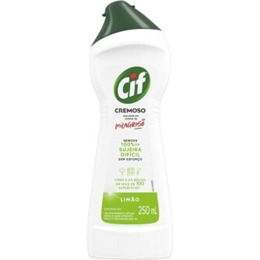 Cif Saponáceo Cremoso Multiuso Limão Squeeze 250Ml