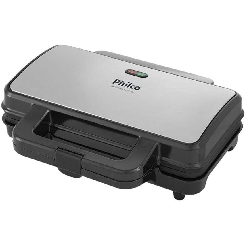 Grill e Sanduicheira Philco Inox PGR021 127V