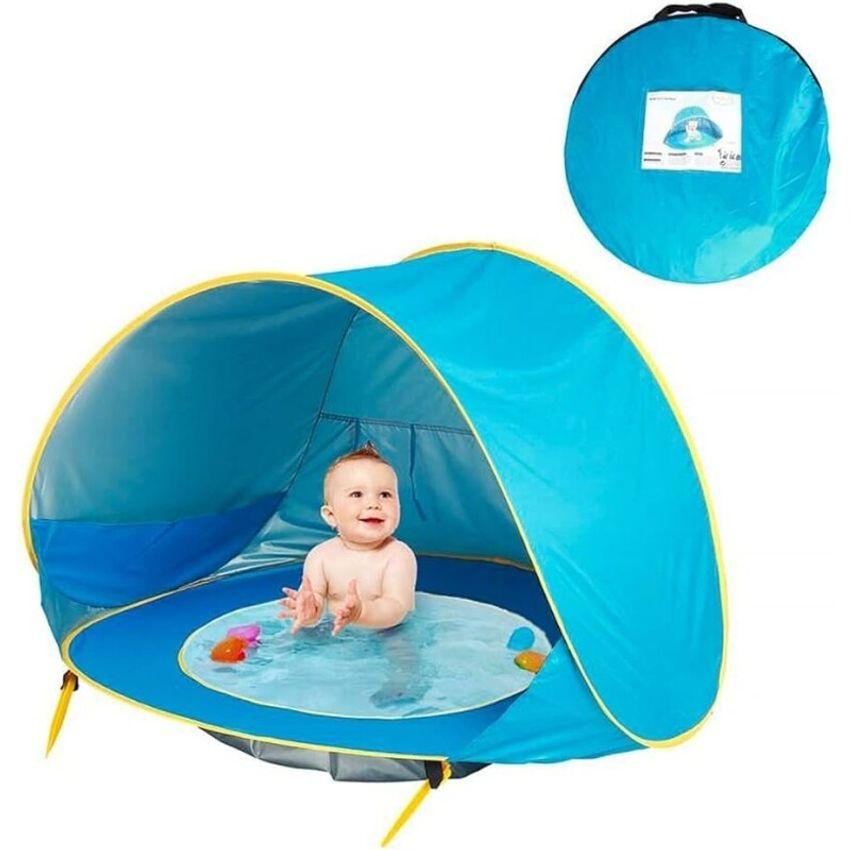 Barraca de Praia Infantil com Piscina E Proteção UV Mc10006