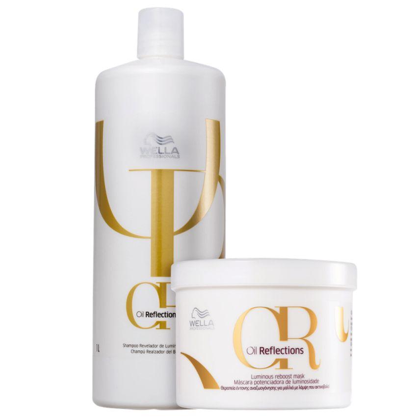 Kit Wella Professionals Oil Reflections Duo Salão - 2 Produtos