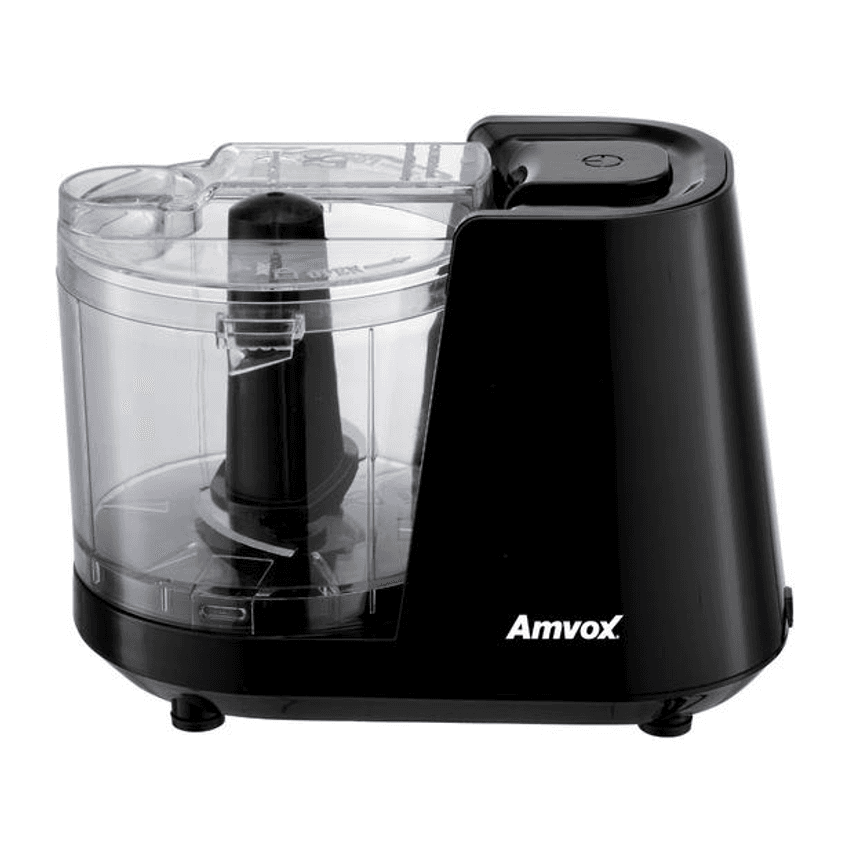 Mini Processador De Alimentos Amvox 100w Preto - Apr1001 3 Funções