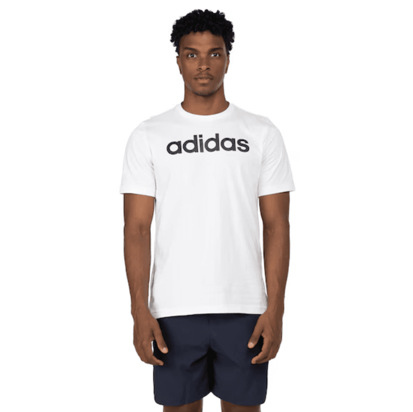 Camiseta Masculina adidas Manga Curta Logo Linear