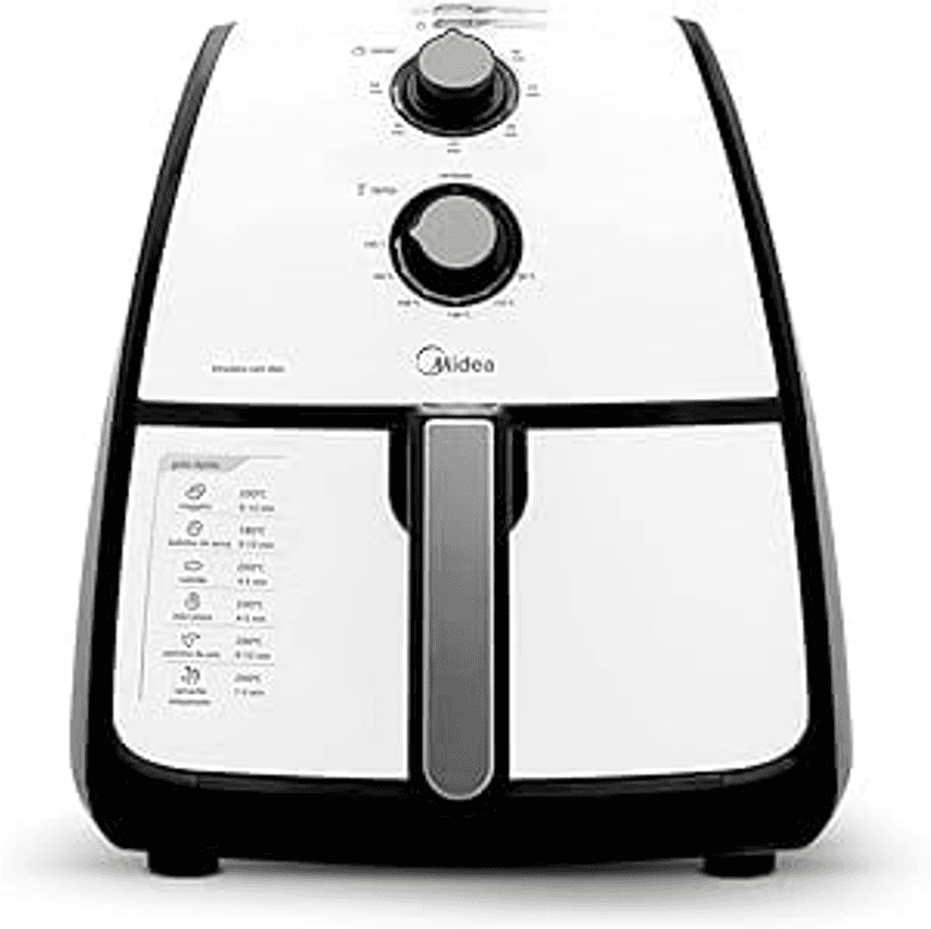 Fritadeira Airfryer Sem Óleo, 4L, Branco, 127V, Midea