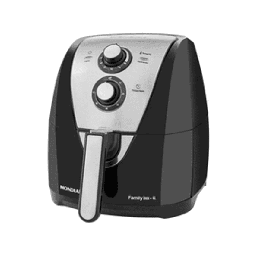 Fritadeira Elétrica sem Óleo/Air Fryer Mondial Family AFN-40-BI Preto 4L com Timer