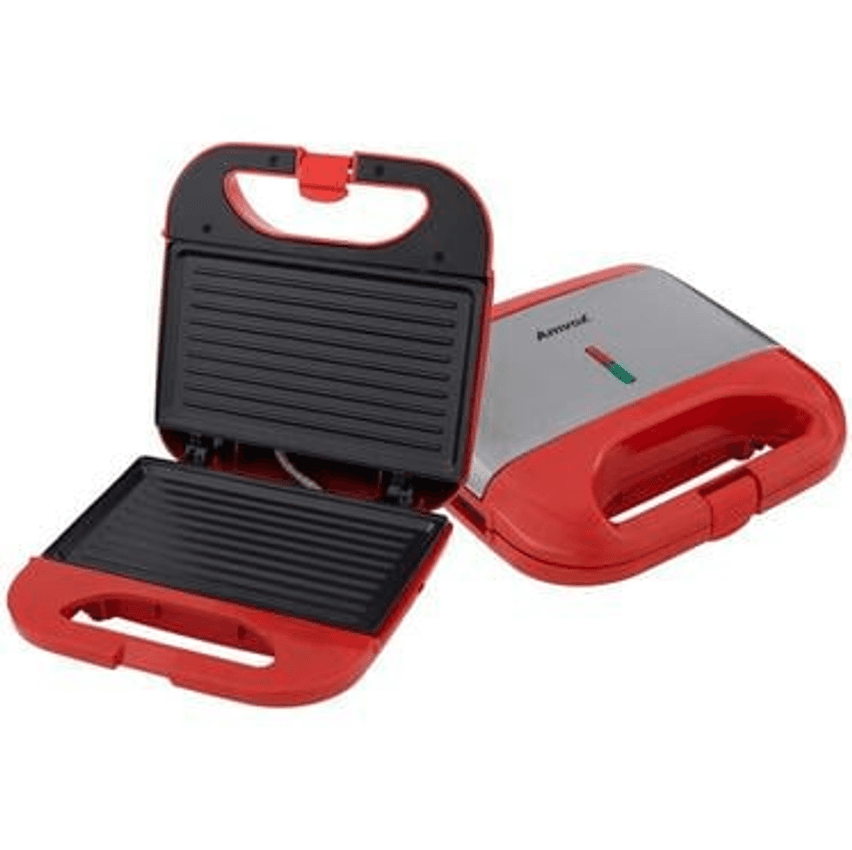 Sanduicheira Grill Amvox Vermelho 750W Lar - AMS 500