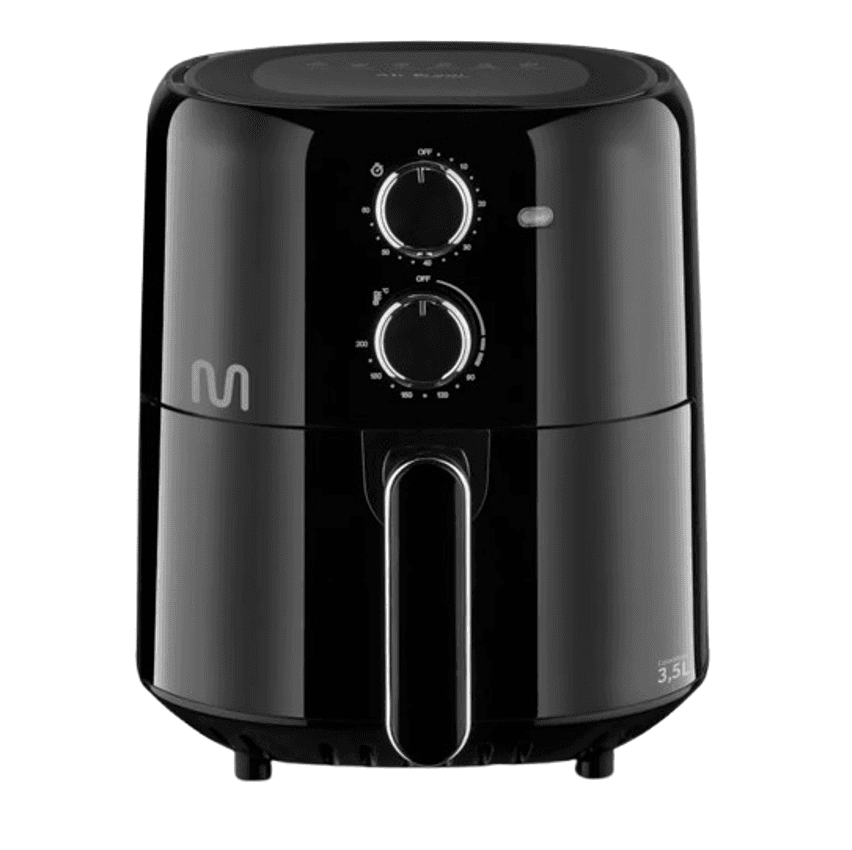 Fritadeira Elétrica Air Fryer Multi 3.5lts 1500w Cor Preta 127V