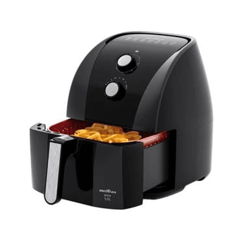 Fritadeira Elétrica sem Óleo/Air Fryer Britânia Redestone BFR50 Preta com Timer 5,2L