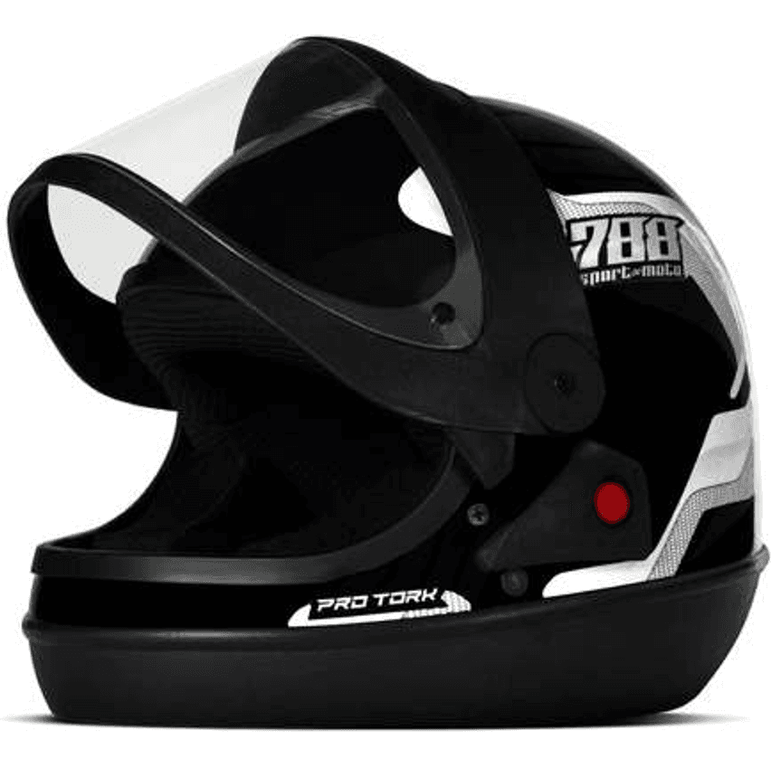 Capacete Fechado Pro Tork Sport Moto 788 Preto