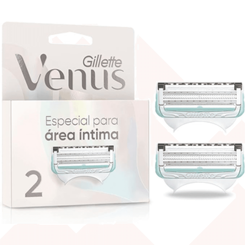 Gillette Venus Especial Para Área Íntima Carga para Aparelho de Depilação Recarregável com Barra Anti-irritação, Depilação Íntima