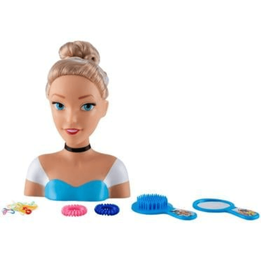 Boneca Styling Head Disney Princesa Cinderela - com Acessórios Baby Brink