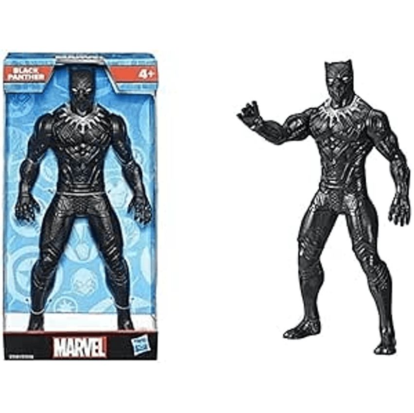 Marvel, Boneco Pantera Negra Olympus, Preto e Prata