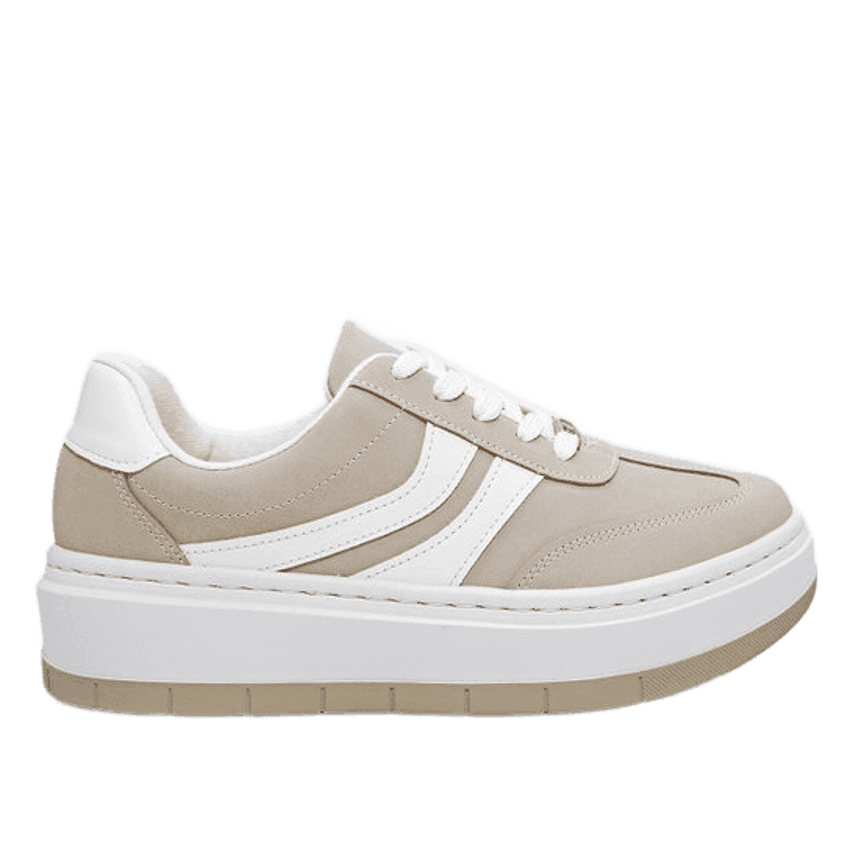 Tênis Vizzano Básico Feminino - Cinza+Branco