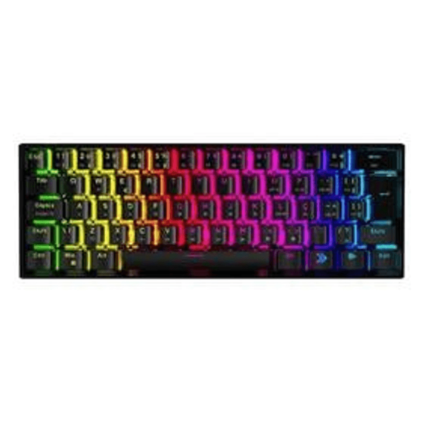 Teclado Mecânico Gamer KBM! GAMING TG600, Preto, 60% e ABNT2, RGB, Switch Gateron Blue - KGTG600PTAZ