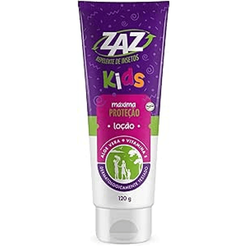 Repelente de Insetos KIDS Loção 120g - Zaz