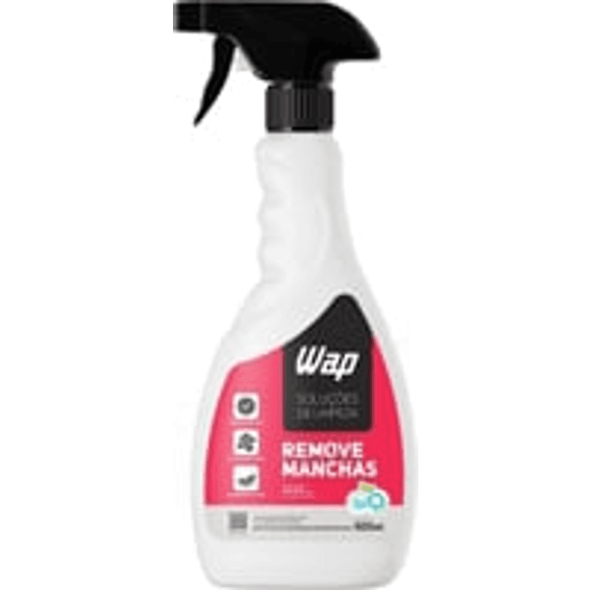 Removedor De Manchas De Tecidos E Estofados Wap Remove Manchas 500ml, Branco E Rosa